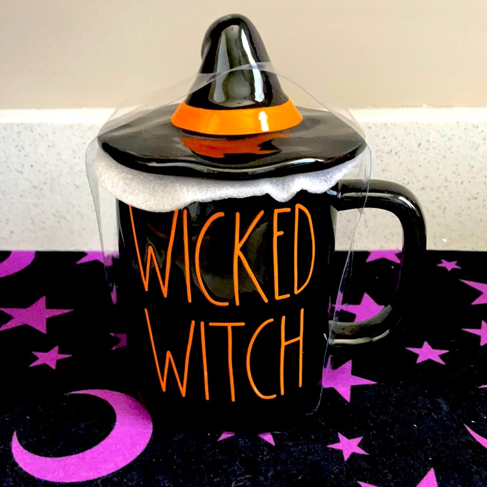 🧙 RAE DUNN WICKED WITCH HAT TOPPER FALL MODERN FARMHOUSE HALLOWEEN COFFEE MUG